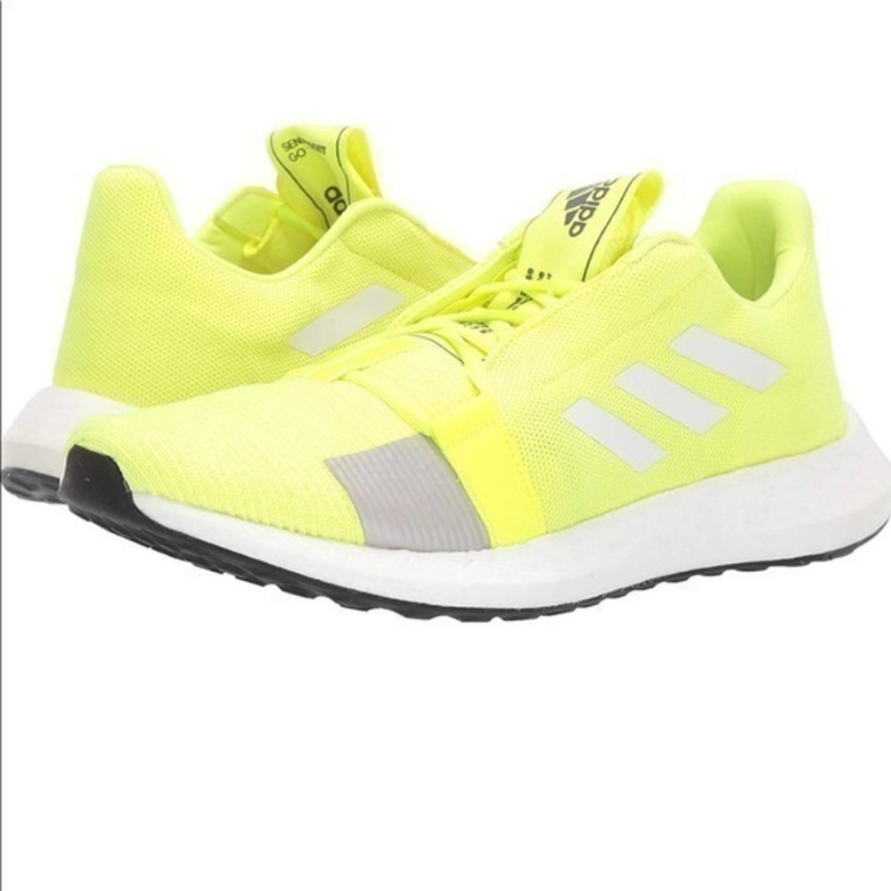 Adidas SenseBOOST GO M Solar Yellow Running Shoes EF1580 Mens Size 11